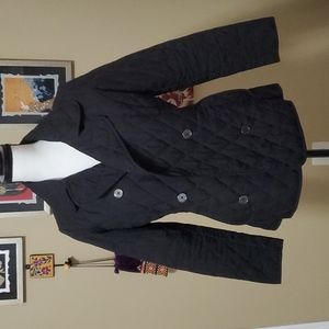 Lands' End black Peacoat